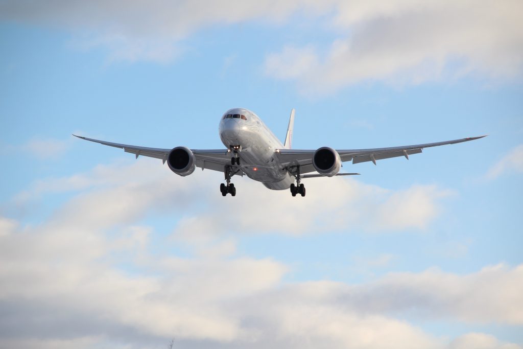 Flygplan i luften